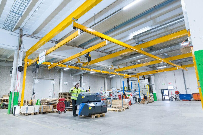 Hangbaan systeem enkelligger